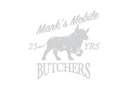 Marks Mobile Butchers Logo Silver